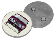 Ford Cortina MkII 1600E 1966-70 Round Fridge Magnet